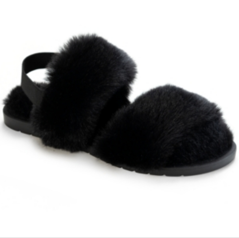 Sun + Stone Emma Fur Slipper